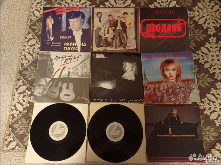 Пластинки СССР Мелодия