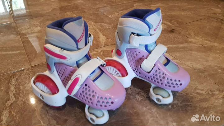 Роликовые коньки детские раздвижные