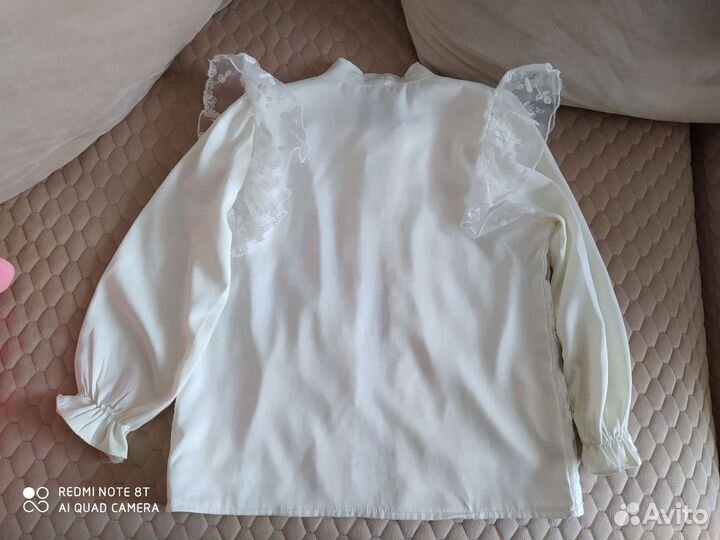 Блузка нарядная для девочки 6-7 лет