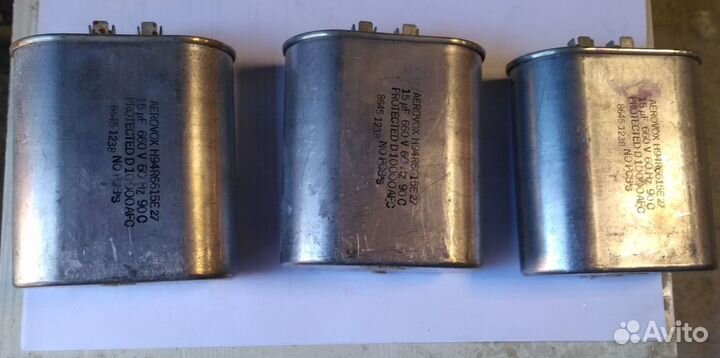 Конденсаторы aerovox Sprague powerlytic