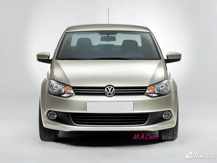 Бампер задний VW Polo 5 2010-2015 в цвет(12)