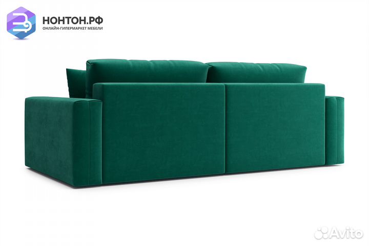 Диван тик-так Монарх изумрудный
