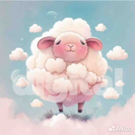 Картина акварельная в детскую комнату