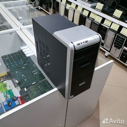 Корпус Foxline FL-566 + ключ Windows 7 Pro