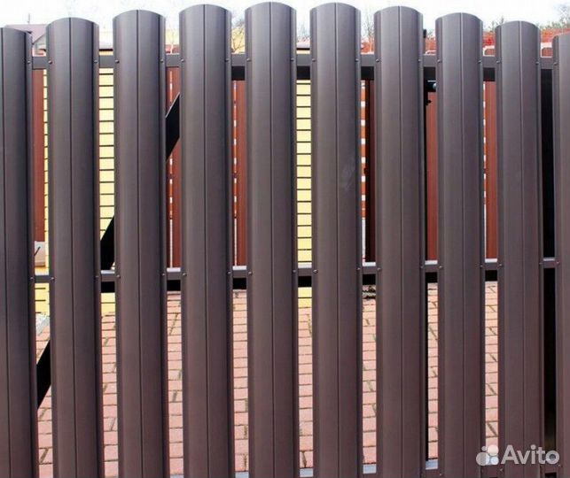 Штакетник металлический