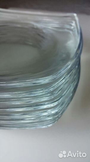 Тарелки стеклянные 10 шт