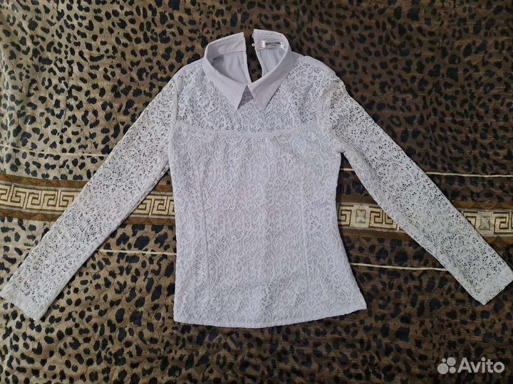 Блузка белая школьная