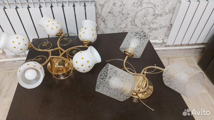 Люстра потолочная бу