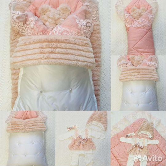 Конверт на выписку для девочки