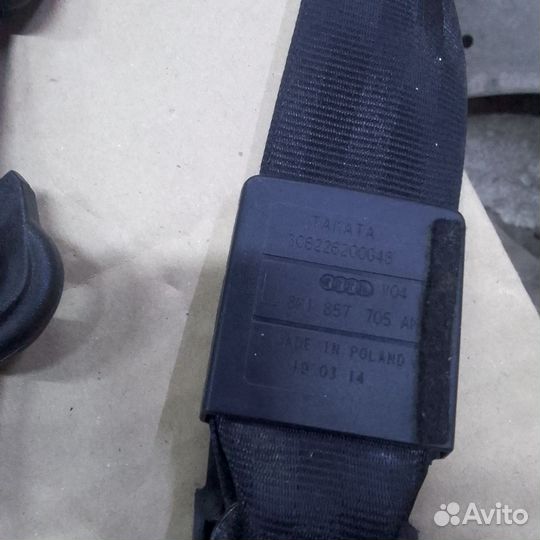 Ремень безопасности левый Audi A4 B8 2014г