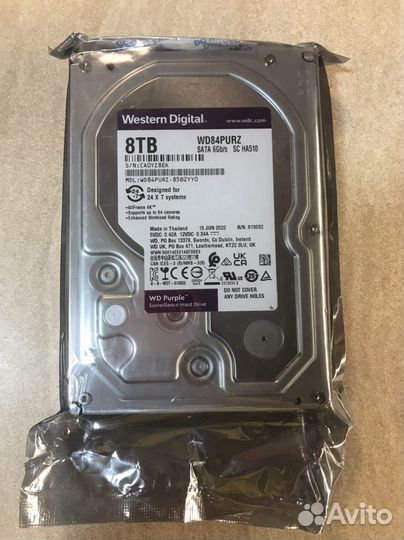 Жесткий диск 8тб WD Purple