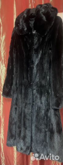 Шуба норковая с капюшоном 44 46