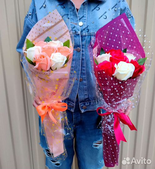 Букеты из мыльной пены