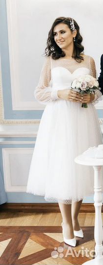 Свадебное платье 46 размера