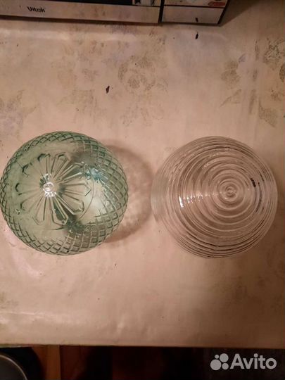 Плафон круглый с резьбой пр-ва СССР