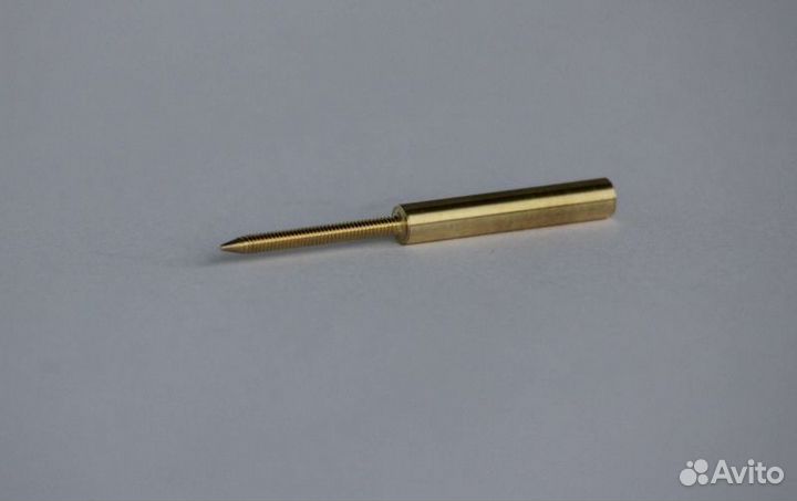 Адаптер-иголка A2S GUN No 4 латунь, резьба 