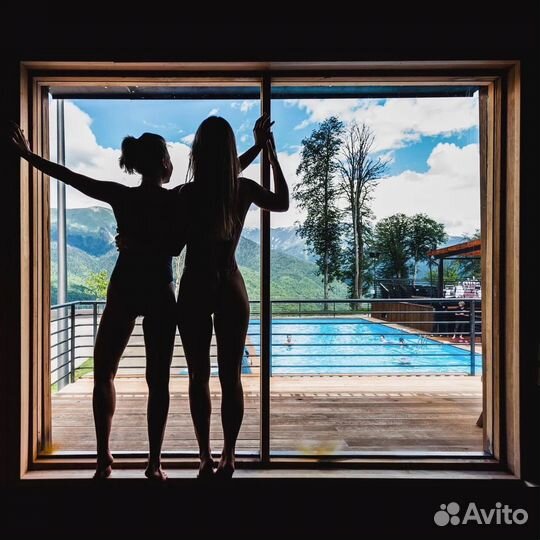 Роза Хутор экскурсия термальный комплекс в горах