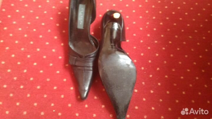 Жен. кожан. туфли clotilde 38р. б/у в отлич. сост
