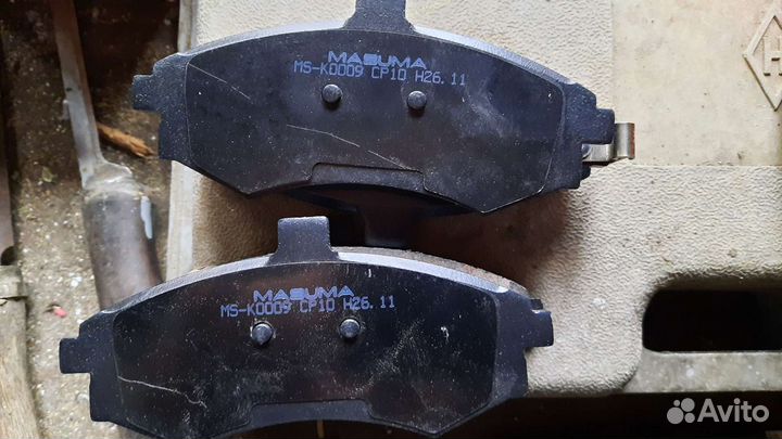 Колодки передние hyundai elantra matrix