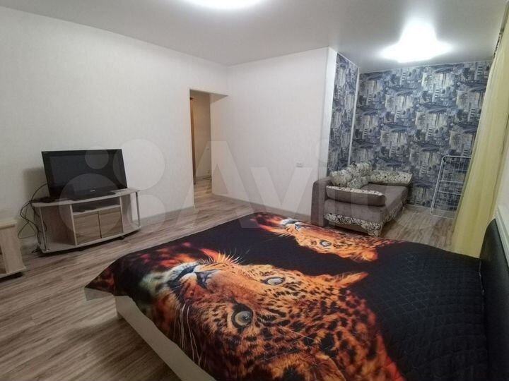 1-к. квартира, 36 м², 2 кровати