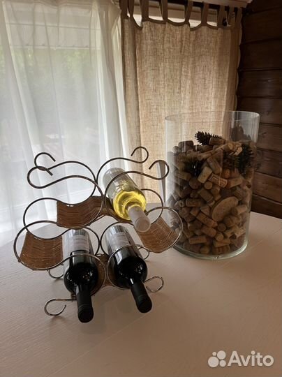 Винотека из натурального ротанга