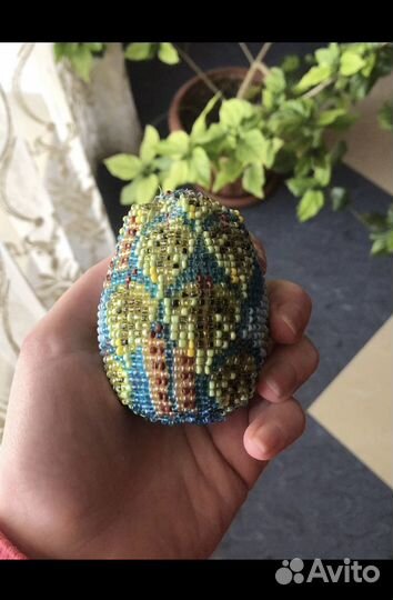 Пасхальное яйцо из бисера