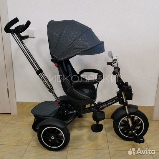 Трёхколёсный детский велосипед 5199 серый