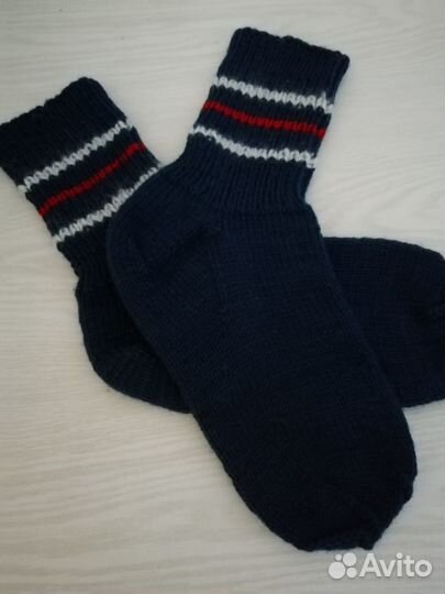 Носки из мериносовой и собачьей шерсти