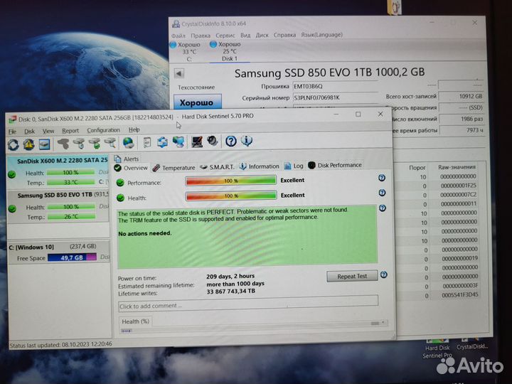 SSD Samsung 850 EVO 1Tb