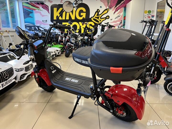 Электроскутер white siberia mini R 2.1 Pro/Red