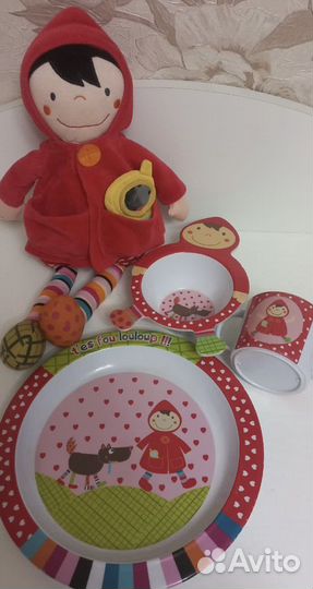 Набор детской посуды Ebulobo