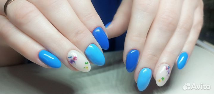 Маникюр, наращивание, возможен выезд на дом