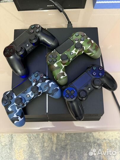 Игровая приставка ps4 с играми