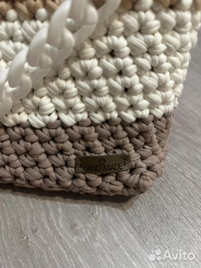 Сумка из трикотажной пряжи