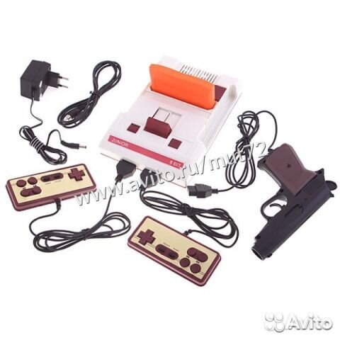 Приставка Денди Junior 2 Classic 300-in-1+пистолет