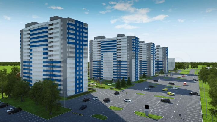 2-к. квартира, 43,3 м², 10/25 эт.