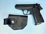 Зажигалка в виде пистолета walther 7.65mm