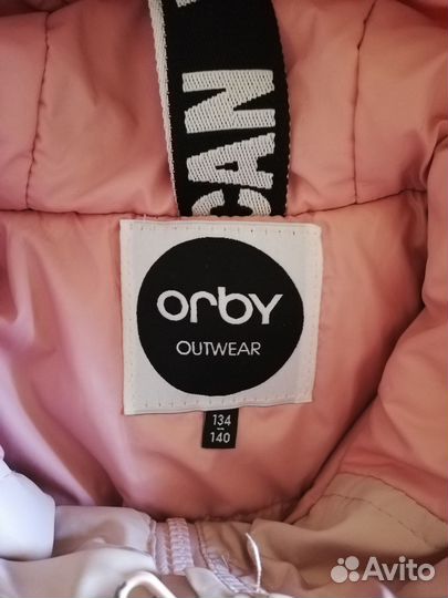 Парка для девочки orby. размер134-140