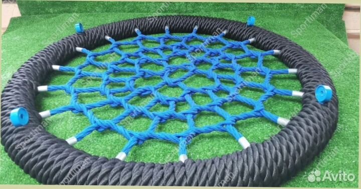 Качели гнездо с армированным канатом, 100 см