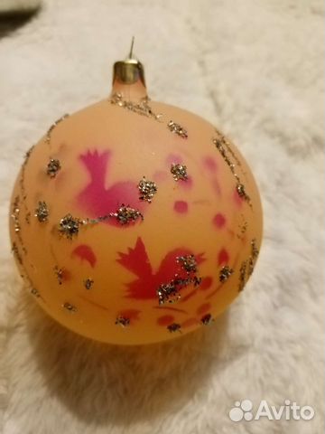 Ёлочные игрушки стеклянные