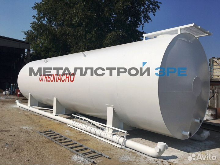 Резервуар горизонтальный рвс 75 кубов