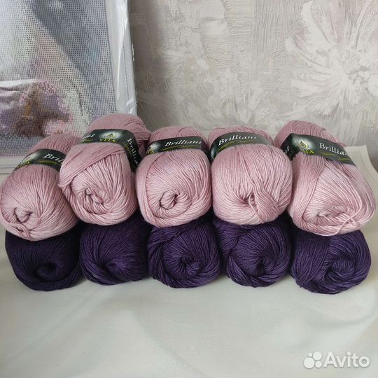 Пряжа для вязания Вита Бриллиант