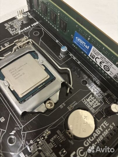 Комплект H81M + Intel Core i5 4590 + 8Gb