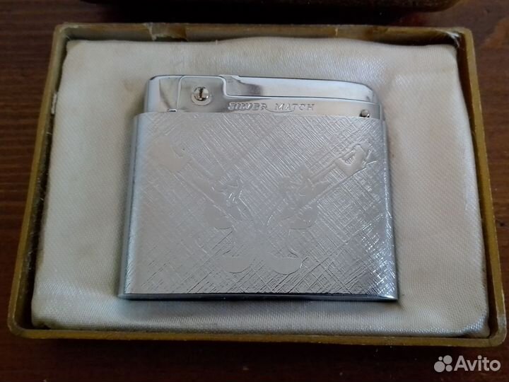 Зажигалка Silver Match Lompaund Франция 60е