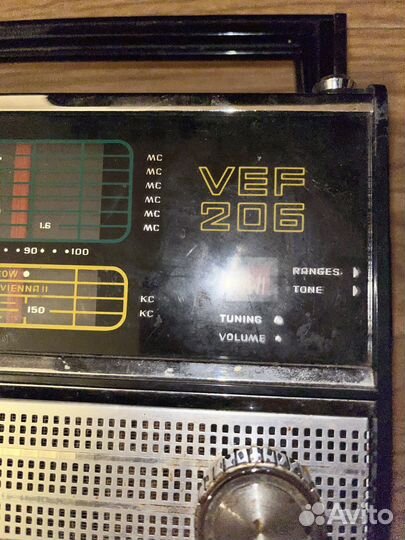 Радиоприемник СССР VEF 206