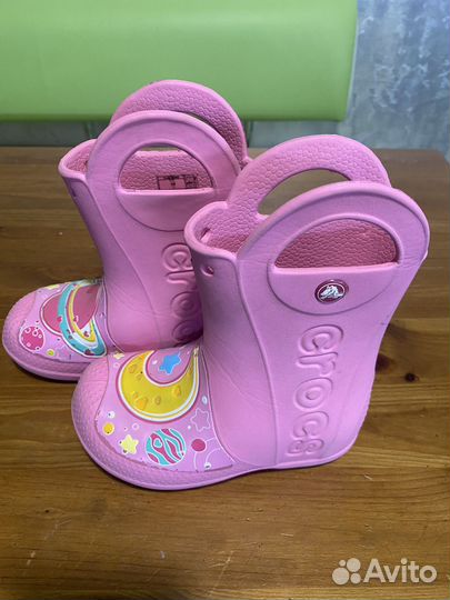 Резиновые сапоги crocs c10