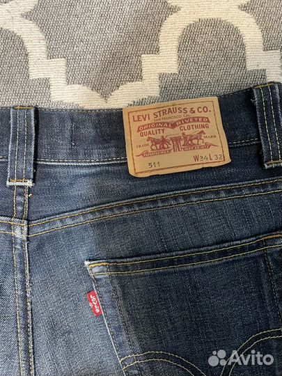 Джинсы Levi's 511 Slim low waist W34 L32