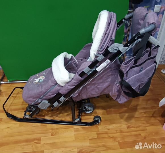 Санки коляска ника 7 8