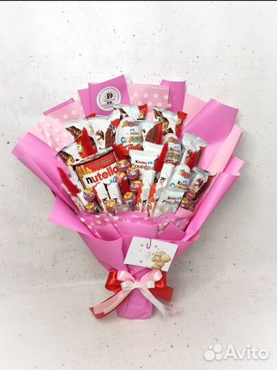 Съедобные букет. Подарок сладкоежке