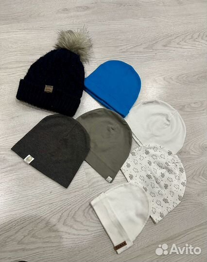 Шапки для мальчика 7шт